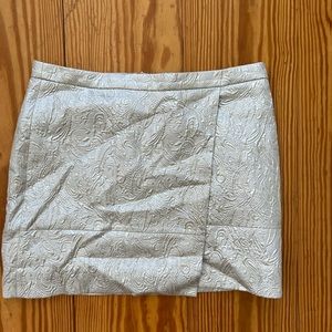 J Crew gold paisley skirt, excellent condition